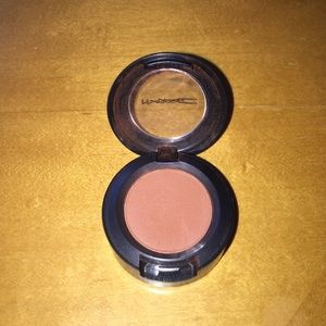 Mac brown script eyeshadow swatched twice