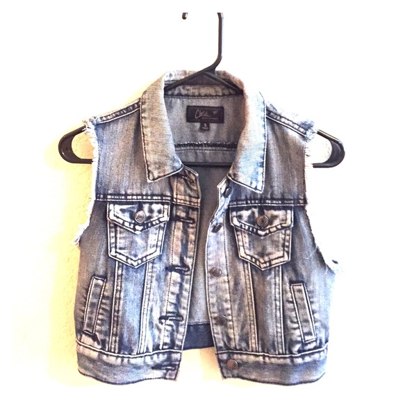 Denim jean vest