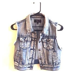 Denim jean vest