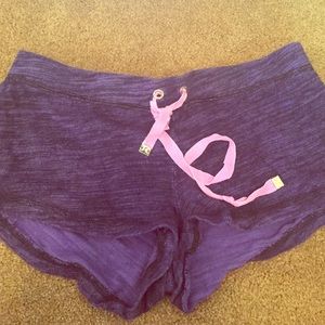 Juicy couture purple pajama bottoms
