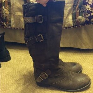Brown Leather Riding Boots