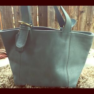 COACH satchel-on the smaller side