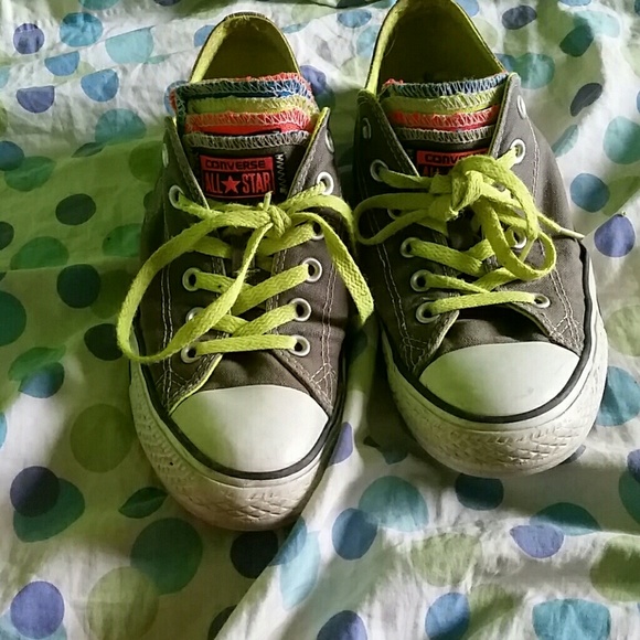 Converse. Very cute! Just done with them lol.
