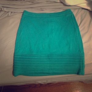 Teal Mini Skirt