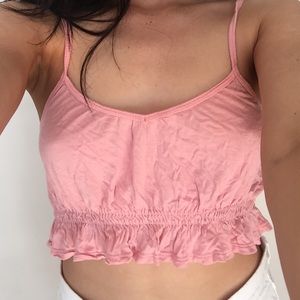 LA Hearts Pink Crop Top