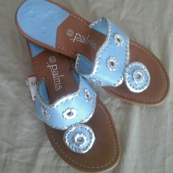 Palms blue sun sandels