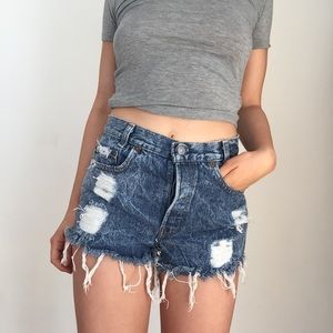 Distressed Acid Wash Vintage Levi's