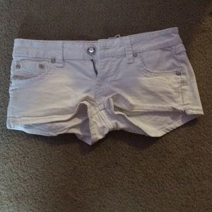 LA Idol white shorts