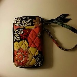 Flower Vera Bradley Wristlet