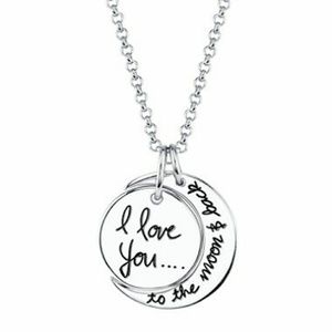 I love you to the moon & back necklace