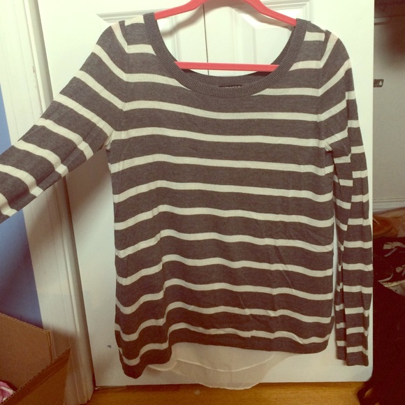 Express Light Striped Sweater