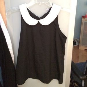 Peter Pan collared tank