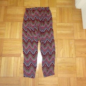 Baggy Patterned Pants