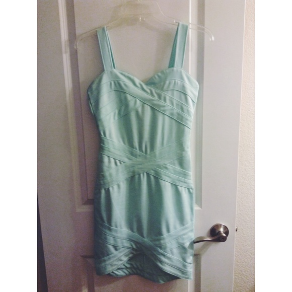 H&M Dresses & Skirts - Pale blue body con dress H&M
