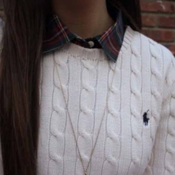 Ralph Lauren Cable-Knitted Sweater