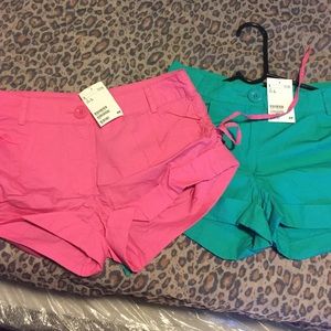 Brand New Teal & Pink H&M Shorts Size 2 Bundle