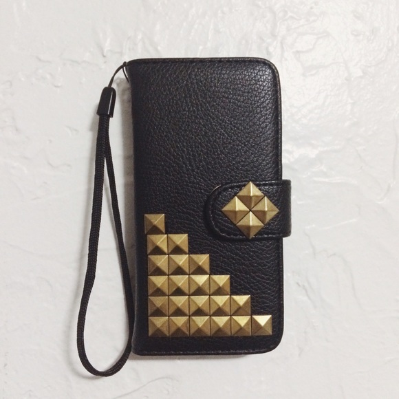 Studded iPhone 5/5S Wallet/Phone Case