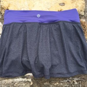Lululemon Purple & Gray Skirt