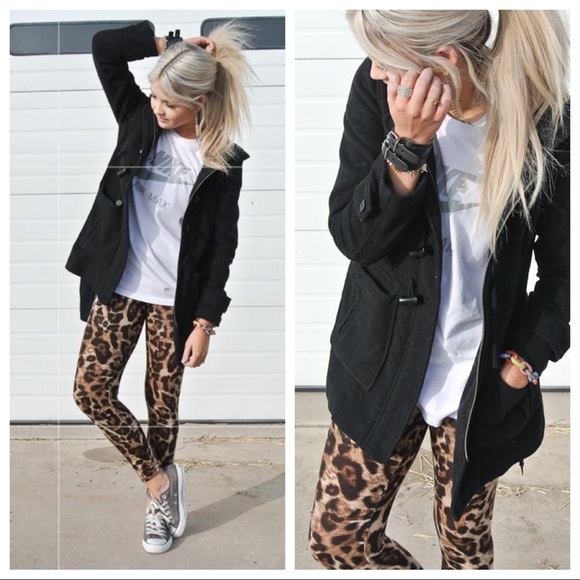 💛 NWT - CANDIDA MARIA Tan Yellow Caramel Abstract Tie-Dye Leggings Sz M - Picture 6 of 8