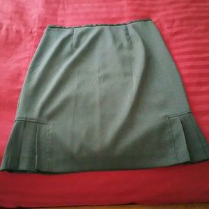 Dark grey pin stripe skirt