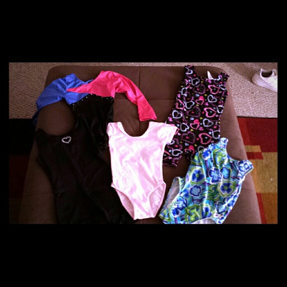 5 Girls gymnastics/dance outfits