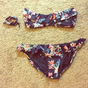 Floral bathing suit