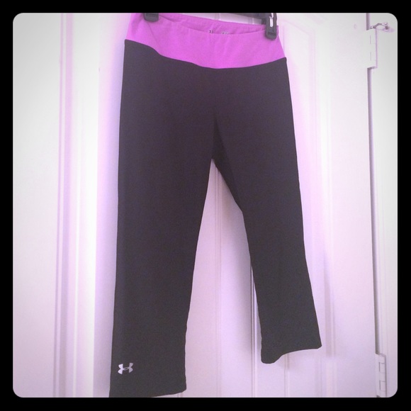 Under Armour dry fit crops.
