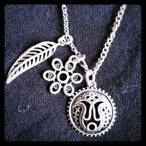 3 charm necklace