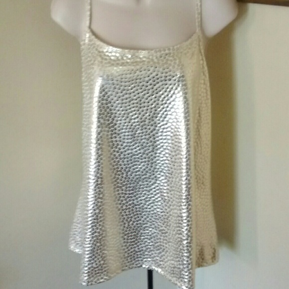 Shimmery Sequin print evening Top