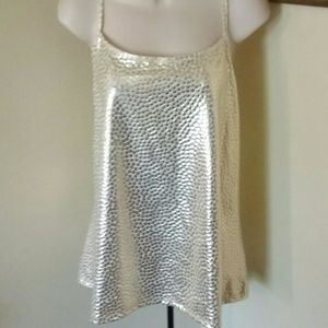 Shimmery Sequin print evening Top