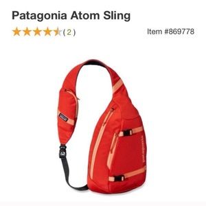 ISO Patagonia atom sling bag in purple or grey!