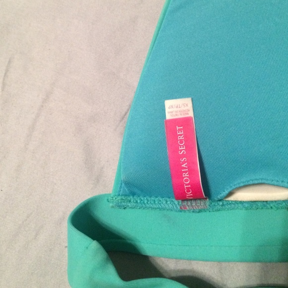 VS turquoise blue rhinestone top - Picture 2 of 3