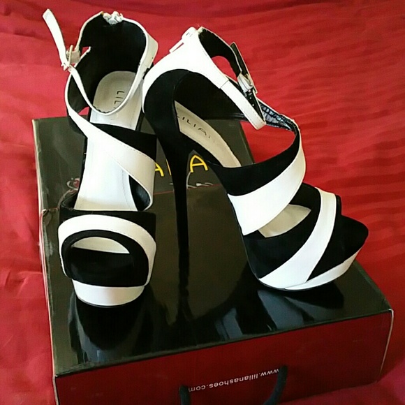 Liliana Shoes - Black and white heels