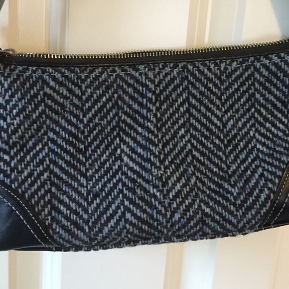 Blue tweed Coach Purse - Picture 4 of 4