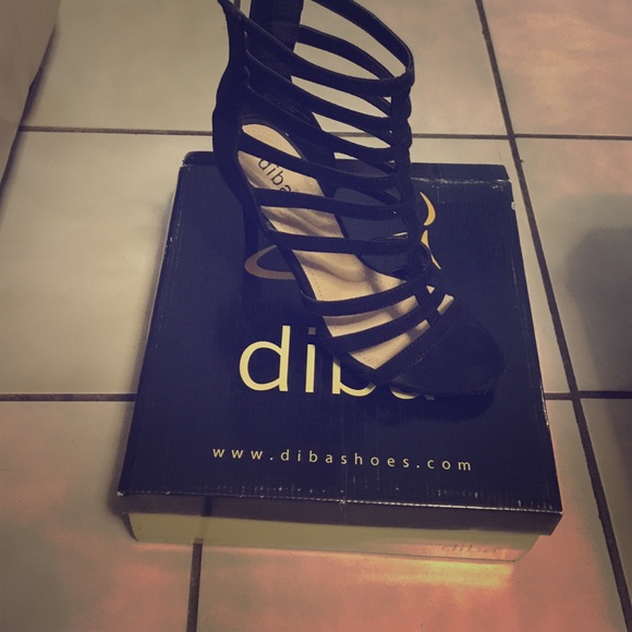 Black diba gladiator heels - Picture 1 of 1