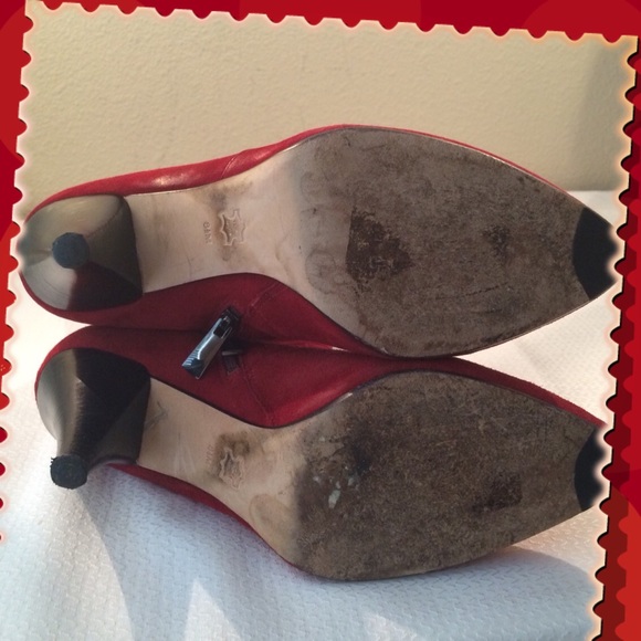 ✨3Ẍ̤ Ḧ̤P̤̈✨Via Spigia Shanti Red Suede Boots - Picture 4 of 4