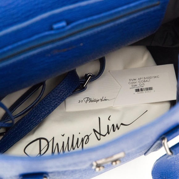 Phillip Lim Large Pashli Satchel Cobalt Blue - Picture 3 of 4