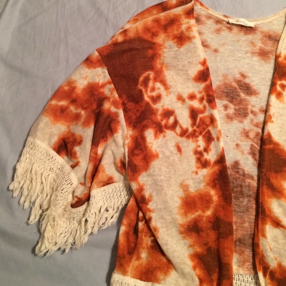 Black Bead fringe cardigan - Picture 4 of 4