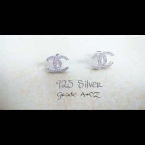925 Sliver Coco earrings