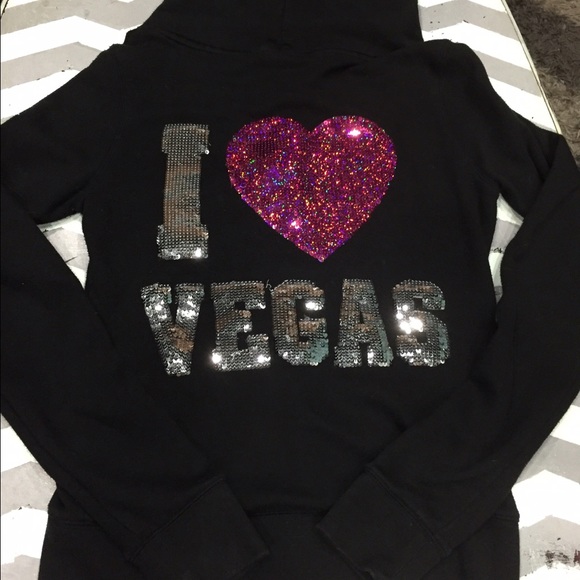 PINK Victoria's Secret Sweaters - Victoria's Secret pink bling hoodie medium
