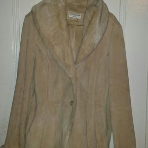 Suede coat