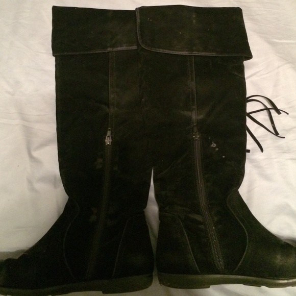 Aldo black suede boots - Picture 2 of 2