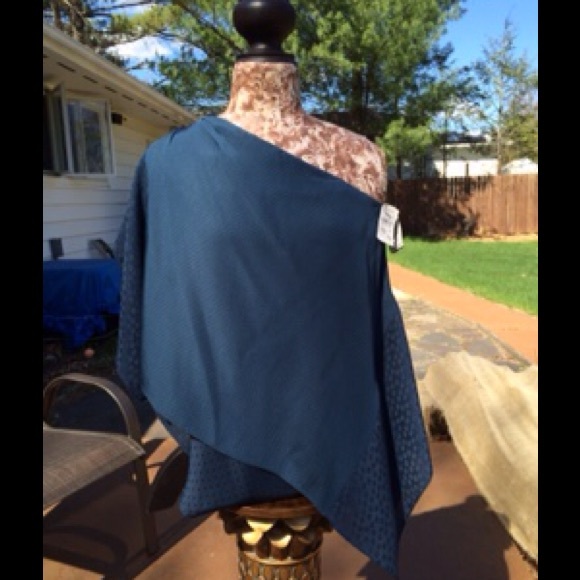 3.1 PHILLIP LIM Silk Blue Multi-Layer Blouse 8