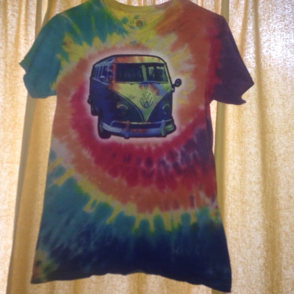 tye dye VW bus shirt