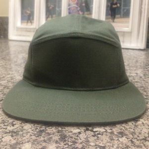 Army green e-flag five panel hat