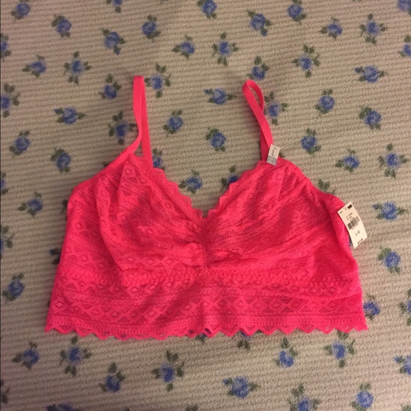 PINK Victoria's Secret Accessories - NWT Victoria's Secret PINK Hot Pink Bralette L