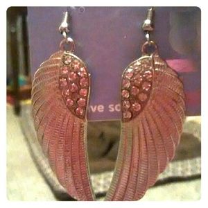Angel wing earrings