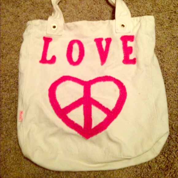 White and Pink bag