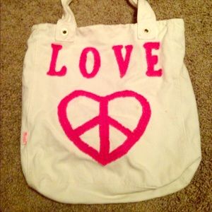 White and Pink bag