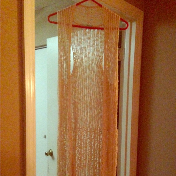 Long Maurice's sweater cover up size large. Nwot